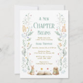 A New Chapter Baby Shower Invitation Kaart (Voorkant)