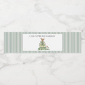 A New Chapter Baby Shower Invitation Waterfles Etiket (Enkel label)