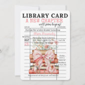 A New Chapter Baby Shower Kaart (Voorkant)