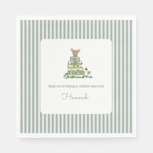 A New Chapter Baby Shower Lunch Servet (Voorkant)