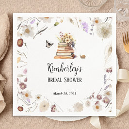 A New Chapter Baby Shower Storybook Wildflower Servet