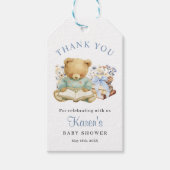 A New Chapter Begin Bear Baby Shower Thank you Cadeaulabel (Voorkant)