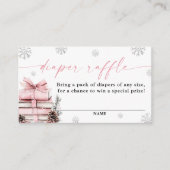 A New Chapter Begins Baby Shower, Diaper Raffle Informatiekaartje (Voorkant)