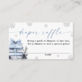 A New Chapter Begins Baby Shower, Diaper Raffle Informatiekaartje (Voorkant)