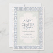 A New Chapter Begins Baby Shower Invitation Bedankkaart (Voorkant)
