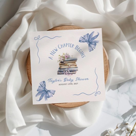 A New Chapter Begins Baby Shower  Servet