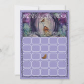 A New Chapter Begins Bingo game Baby Shower Card Kaart (Voorkant)