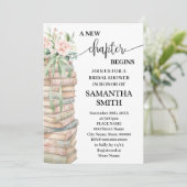 A New Chapter Begins Boho Chic Bridal Shower Kaart (Staand voorkant)
