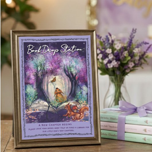 A New Chapter Begins Books for Baby Library Card Feestdagenkaart