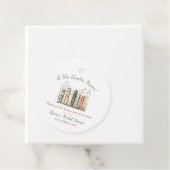 A New Chapter Begins! Bridal Shower Favor Bedankjes Labels (In situ)