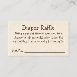 A New Chapter Begins - Diaper Raffle Informatiekaartje