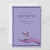 A New Chapter Begins I Storybook Baby shower Kaart (Achterkant)