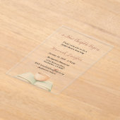 A New Chapter Begins Invitation, Bridal Shower Acryl Uitnodigingen (Laagn)