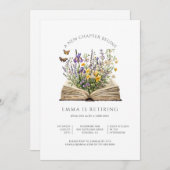 A New Chapter Begins Retirement Party Kaart (Voorkant / Achterkant)