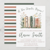 A New Chapter Begins! Spring Floral Bridal Shower Kaart (Voorkant / Achterkant)