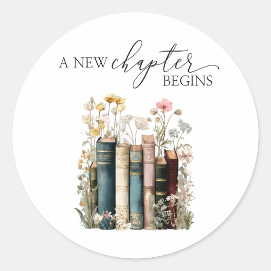 A New Chapter Begins Stickers (Voorkant)