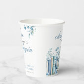 A New Chapter Blue Baby Shower Papieren Bekers (Links)