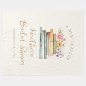 A New Chapter Boeken Bruidsfeest Fleece Deken (Voorkant (Horizontaal))
