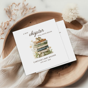A New Chapter Books Baby Shower Servet