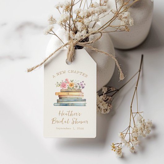 A New Chapter Books Bruidsfeest Cadeaulabel