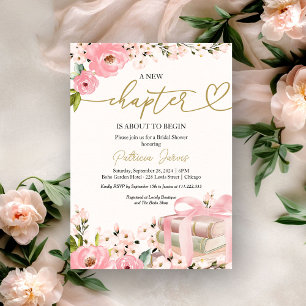 A New Chapter Books Bruidsfeest Kaart