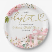 A New Chapter Books Bruidsfeestje Papieren Bordje (Voorkant)