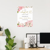 A New Chapter Books Bruiloftsborrel Welkom Poster (Thuiskantoor)