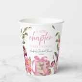 A New Chapter Books | Watercolor Bruidsfeestje Papieren Bekers (Achterkant)