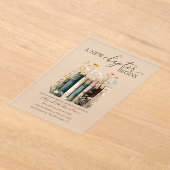 A New Chapter Bridal Shower Acrylic Invitation Acryl Uitnodigingen (Laagn)