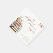 A New Chapter Floral Baby Shower Servet (Hoek)