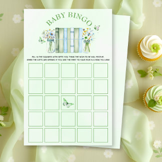 A New Chapter gender neutral baby shower bingo Flyer