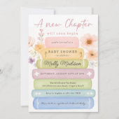 A New Chapter Hand Drawn Storybook Baby Shower Kaart (Voorkant)