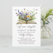 A new Chapter Is About To Begin Baby Shower Kaart (Staand voorkant)