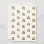 A New Chapter is Coming, Books With Flowers Kaart (Achterkant)