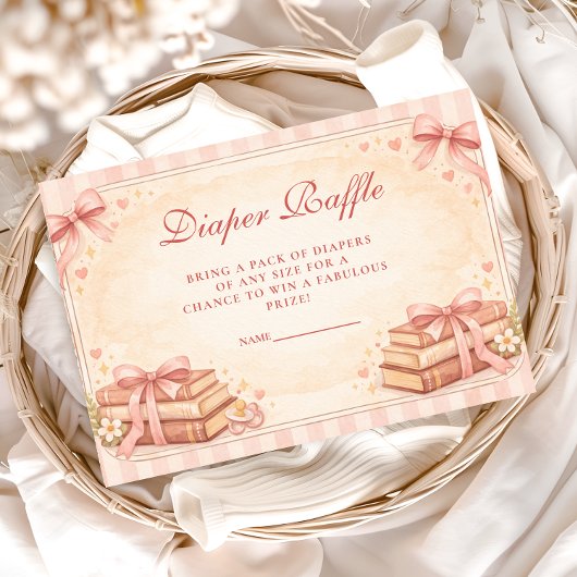 A New Chapter Storybook Diapper Raffle Informatiekaartje