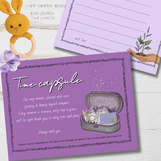 A New Chapter Storybook Time Capsule Game Card  Kaart