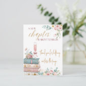 A New Chapter Thank You Card Bedankkaart (Staand voorkant)