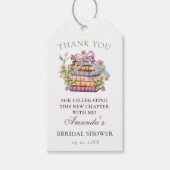 A New Chapter Verhaal Boek Bruidsfeest Bedankt Cadeaulabel (Voorkant)