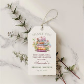 A New Chapter Verhaal Boek Bruidsfeest Bedankt Cadeaulabel