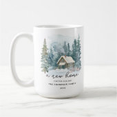 A New Home Calligraphy Holiday Moving Keepsake Koffiemok (Links)
