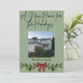 A New Home for The Holidays Feestdagenkaart (Staand voorkant)