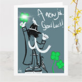 A new job, Good Luck! Kaart (Gele Bloem)