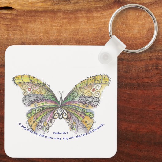 A New Song Sleutelhanger (Achterkant)