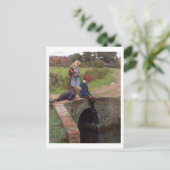 A Nibble, 1914 (olie op het paneel) Briefkaart (Staand voorkant)