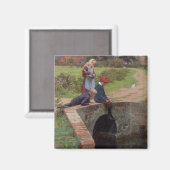 A Nibble, 1914 (olie op het paneel) Magneet (Voorkant / Achterkant)