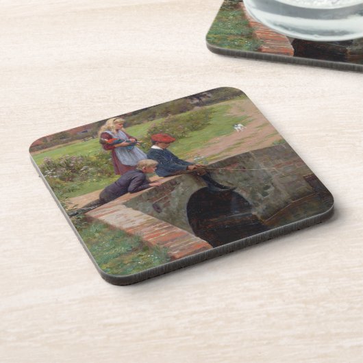 A Nibble, 1914 (olie op het paneel) Onderzetter (Linkerzijde)