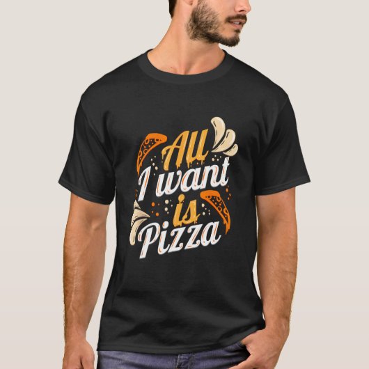 A nice Peperoni, Tomato, Olives, Salami Pizza T-shirt (Voorkant)