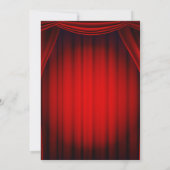 A Night in Broadway with Picture Invitation Kaart (Achterkant)