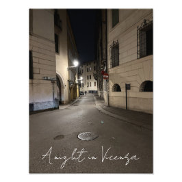 A night in Vicenza Foto Afdruk