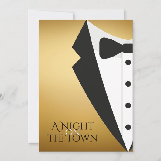 A Night on the Town Prom Kaart (Voorkant)